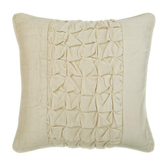 Knotty Pearl Ivory - Pearl Ivory Velvet Throw Pillow Cover