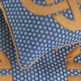 Denim Love - Cotton Blue Decorative Bed Runner and Cushion Cover