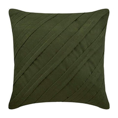 Contemporary Maple Butter - Butter Yellow Faux Suede Decorative Euro Sham