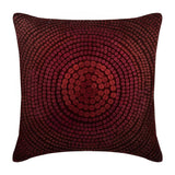 Dots of Cheer Red Sequins Throw Pillow Cover