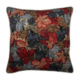 Maple Days Red & Gray Throw Pillow Cover