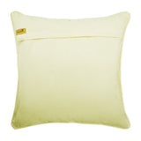 Gold Safari Leather & Suede Throw Pillow Cover