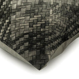 Grey Half Tone Textured Decorative Euro Sham