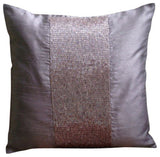 Gold Center - Gold Art Silk Throw Pillow Cover