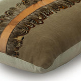 Feather Friend Linen Ombre Decorative Euro Sham