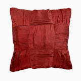 Dreamy Gold - Gold Crushed Art Silk Throw Pillow Cover