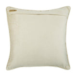 Knotted Ivory - Ivory Velvet Decorative Euro Sham