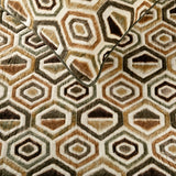 Hex Element - Velvet Beige Decorative Bed Runner and Cushion Cover