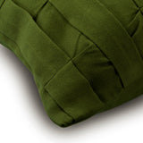 Green Love Tune - Green Suede Throw Pillow Cover