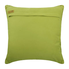 Trellis Weave Green Throw Cushion Cover