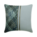 Sky Half Tone Leather Throw Cushion Cover