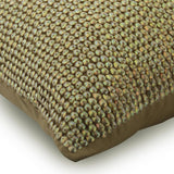 Gold Charmer Textured Throw Pillow Cover