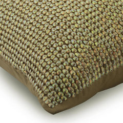 Gold Charmer Textured Throw Cushion Cover