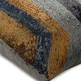 Glitz And Glitter Multicolor Silk Throw Cushion Cover