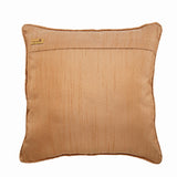 Damask Brown - Brown Burnout Velvet Throw Pillow Cover