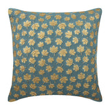 Golden Maple Leaf foil Throw Cushion Cover