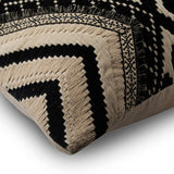 Moroccan Lounge Black Throw cushion Cover