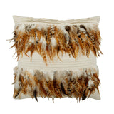 Feathered Pretty Pintuck Throw Cushion Cover