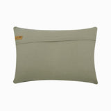 Wild Side - Silver Faux Leather Throw Pillow Cover