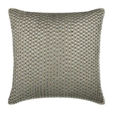 Silver Glow Sequins Decorative Euro Sham