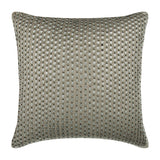 Silver Glow Sequins Throw Cushion Cover