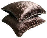 Glorious Flame - Gold Velvet Decorative Euro Sham