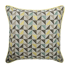 Yellow Moire Effects Throw Pillow Cover