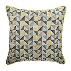 Yellow Moire Effects Euro Sham