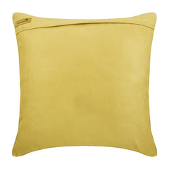 Gold No Limits No Lines - Dull Gold Suede Throw Cushion Cover