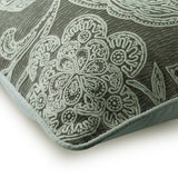 Vintage Tender Gray & Ivory Throw Cushion Cover