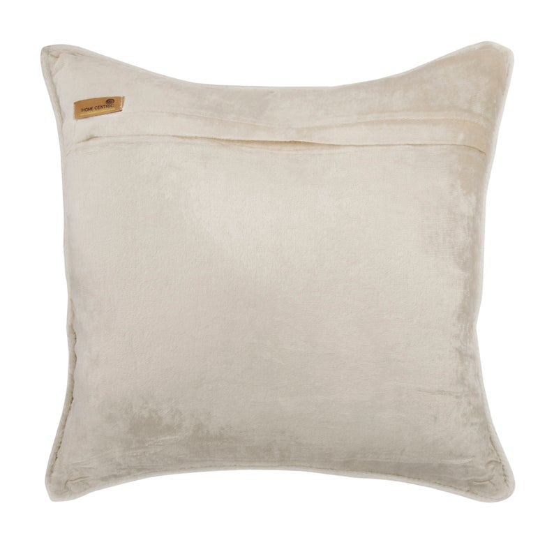 Grey Floral Beauty Velvet Throw Cushion Cover