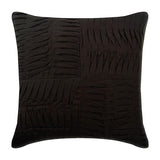 Ripples Of The Heart - Red Cotton Linen Decorative Euro Sham