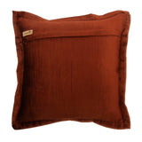 Rust Crystal Palace - Rust Velvet Throw Cushion Cover