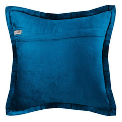 Blue Crystal Palace - Royal Blue Velvet Decorative Euro Sham
