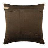 Brown Ocean - Brown Art Silk Throw Cushion Cover