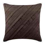 Contemporary Chocolate Brown Euro Sham