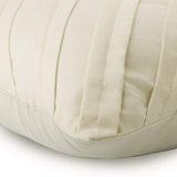 Contemporary Light Cream - Cream Faux Suede Decorative Euro Sham