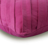 Contemporary Fuchsia - Fuchsia Pink Faux Suede Decorative Euro Sham