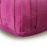 Contemporary Fuchsia - Fuchsia Pink Faux Suede Throw Cushion Cover