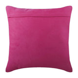 Contemporary Fuchsia - Fuchsia Pink Faux Suede Decorative Euro Sham