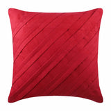 Contemporary Red Pillow Cover