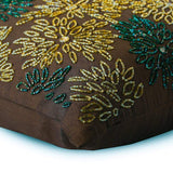 Floral Spark Leaves Decorative Euro Sham