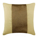 Silver Center - Silver Art Silk Decorative Euro Sham