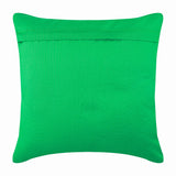 Eco Friendly - Green Art Silk Throw Pillow Cover