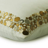 Ivory Glamour - Ivory Art Silk Decorative Euro Sham