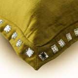 Lemon Grass Crystal Palace - Lemon Grass Velvet Throw Pillow Cover