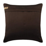 Magical Illusion - Brown Art Silk Decorative Euro Sham