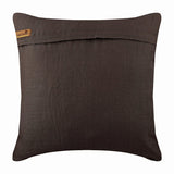 Nature Trail - Brown Cotton Linen Throw Pillow Cover