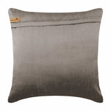 Peach Waters - Silver Art Silk Throw Pillow Cover