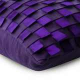 Purple Harmony - Purple Faux Suede Fall Decorative Cushion Covers